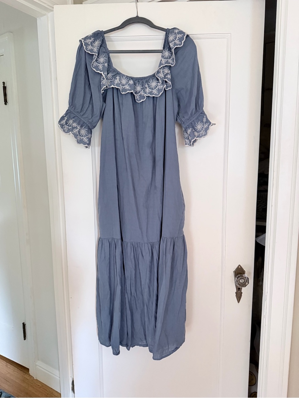 Christy Dawn maggie Ruffle Dress in azure - Picture 8 of 9